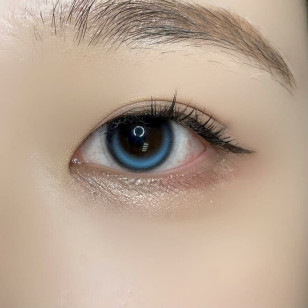 【散光】Lenbling Eye Only 1 Month Yuriel Shine Blue 每月抛棄散光彩妝隱形眼鏡